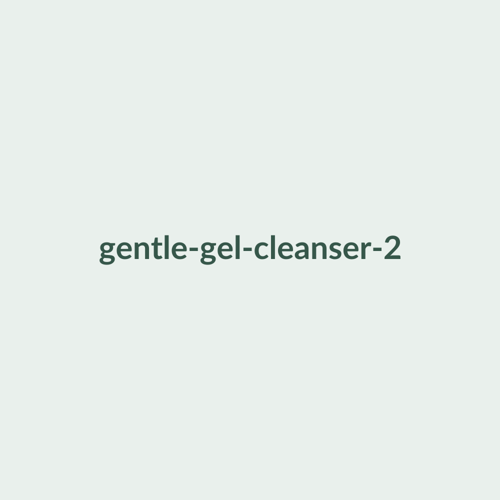 Gentle Gel Cleanser texture and packaging