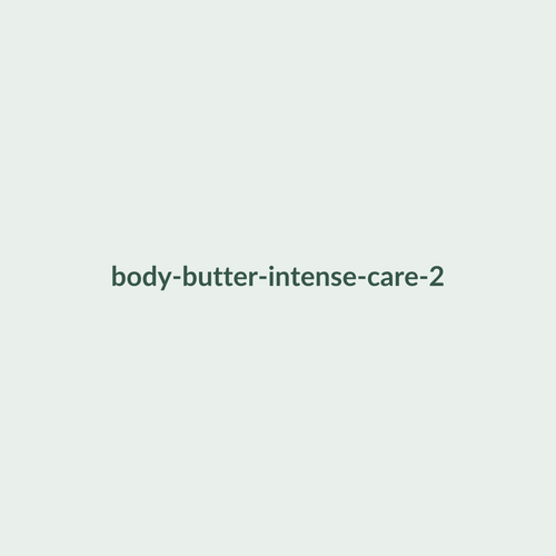 Body Butter Intense Care texture and packaging