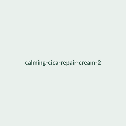Calming Cica Repair Cream texture and packaging