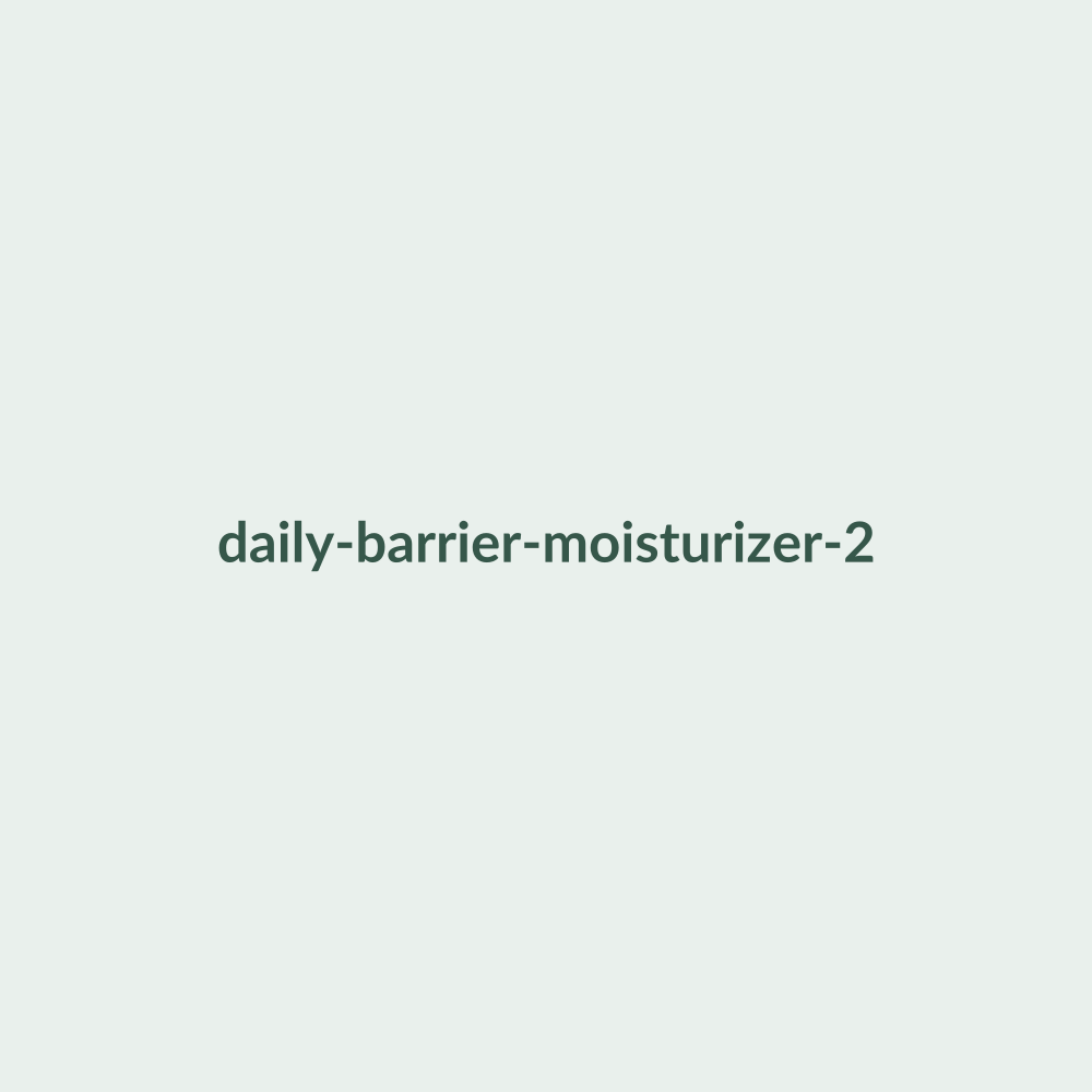 Daily Barrier Moisturizer texture and packaging
