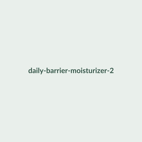 Daily Barrier Moisturizer texture and packaging