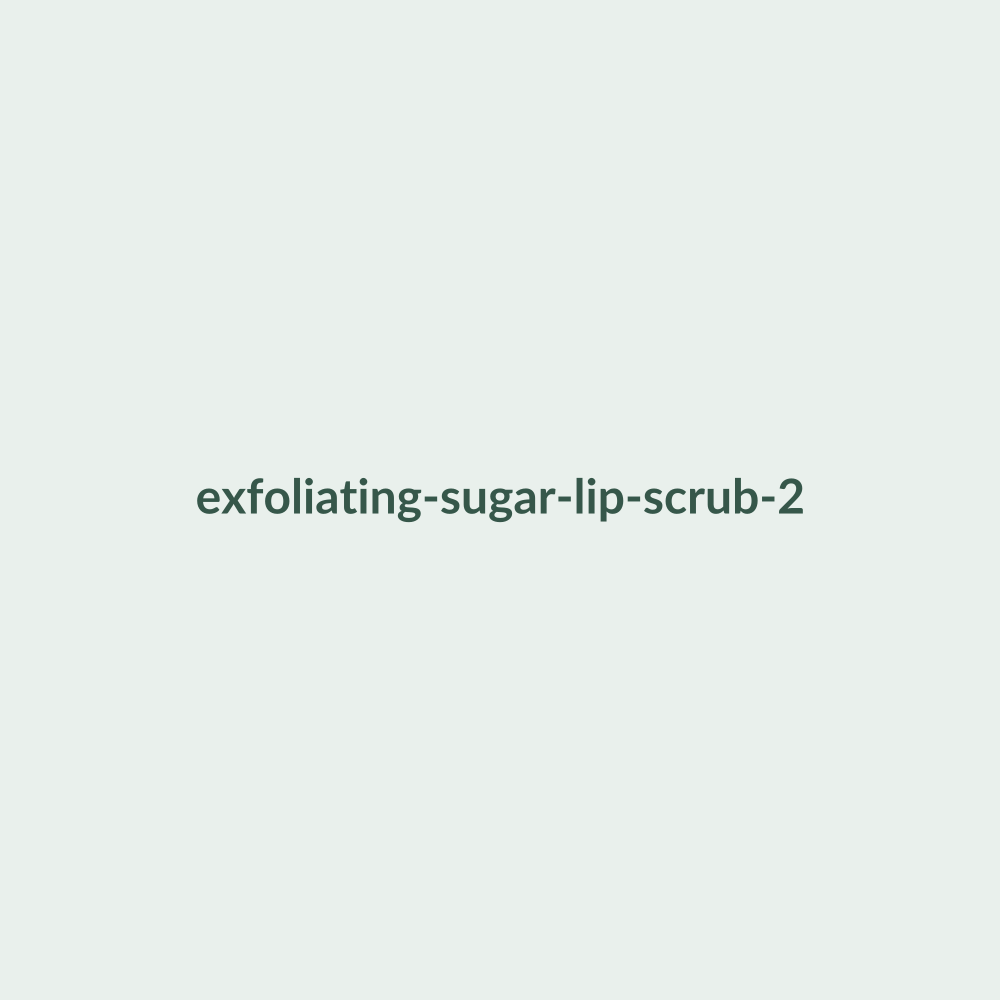 Exfoliating Sugar Lip Scrub texture and packaging