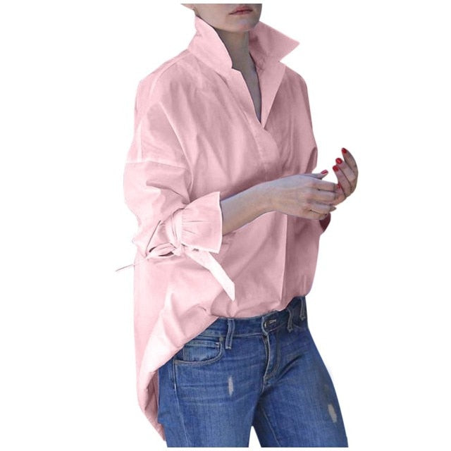 Spring Long Sleeve Tops Women Casual Shirt